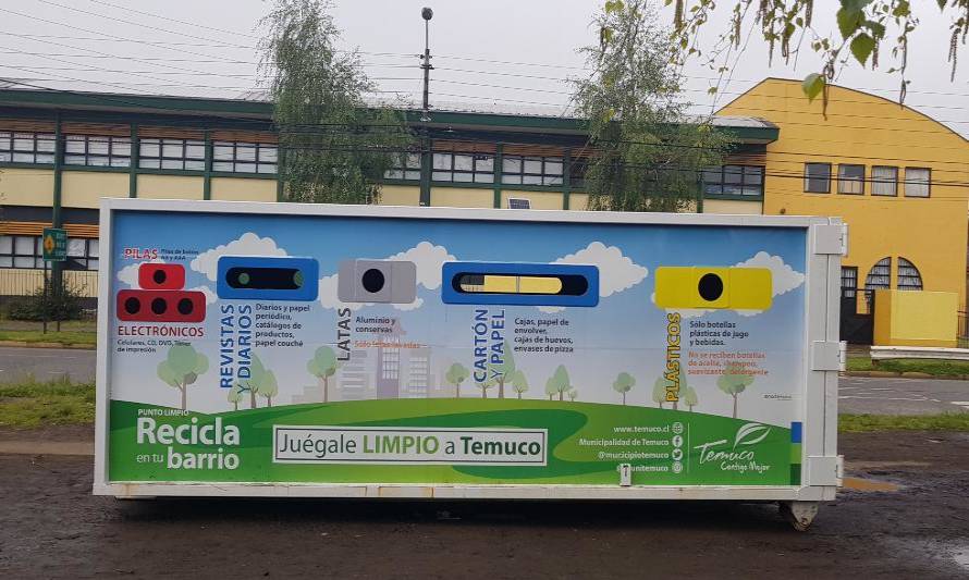 Conoce los puntos limpios de reciclaje en Temuco