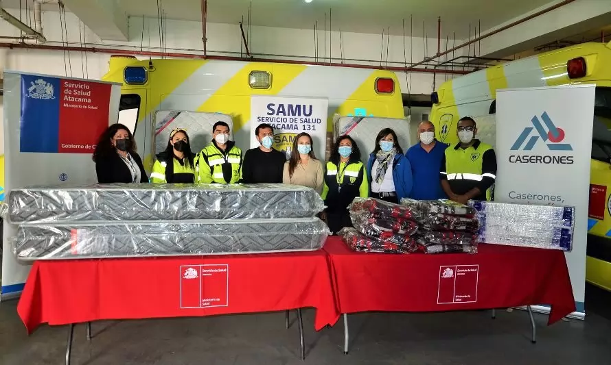 Caserones dona equipamiento al Servicio de Salud Atacama