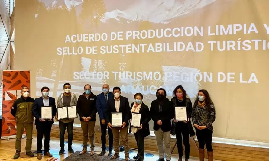 Empresarios turísticos de La Araucanía reciben doble distinción en sustentabilidad 