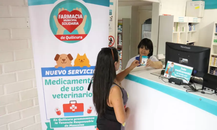 Vecinos de Quilicura cuentan con nueva Farmacia Municipal Solidaria Veterinaria

